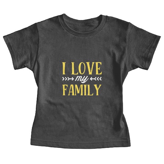 I Love My Family Reunion Families Gathering Baby Tees