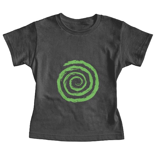 Geometric Shapes. Circle Spiral Shape Baby Tees