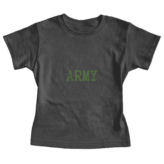 Vintage USA Army Military Green Cute US Retro US Baby Tees