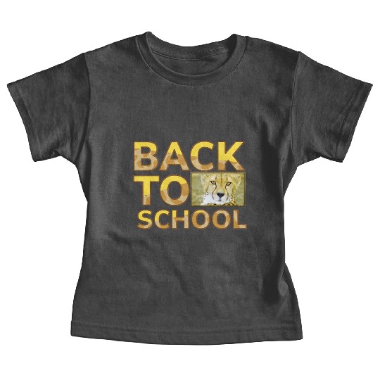 Back to school leopard print Baby Tees