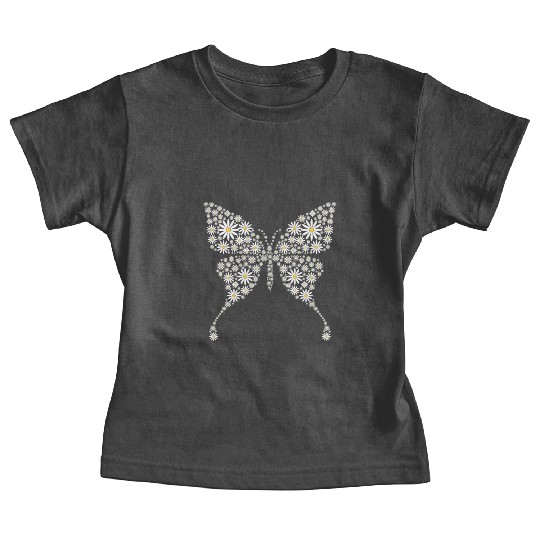 Cute Daisy Butterfly Women Gardening Flower Baby Tees