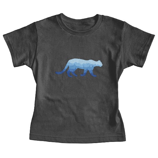 Mountain Lion and Mountain Biker Baby Tees