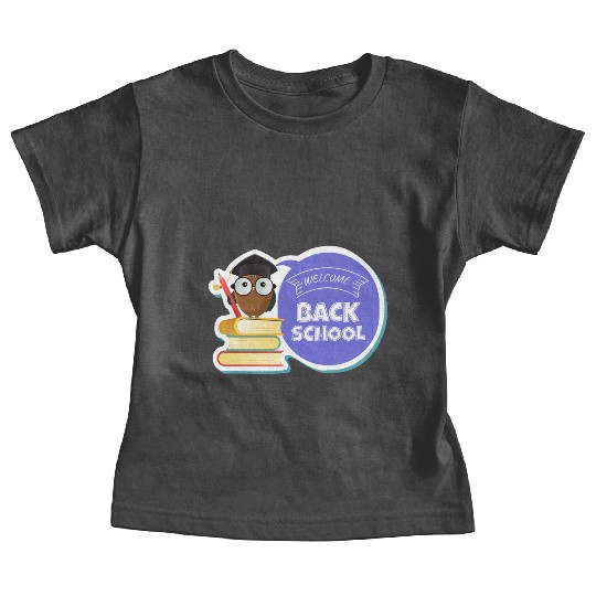Back to School Sticker Baby Tees