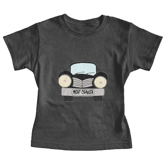 Old Car Black Night Crawler Baby Tees