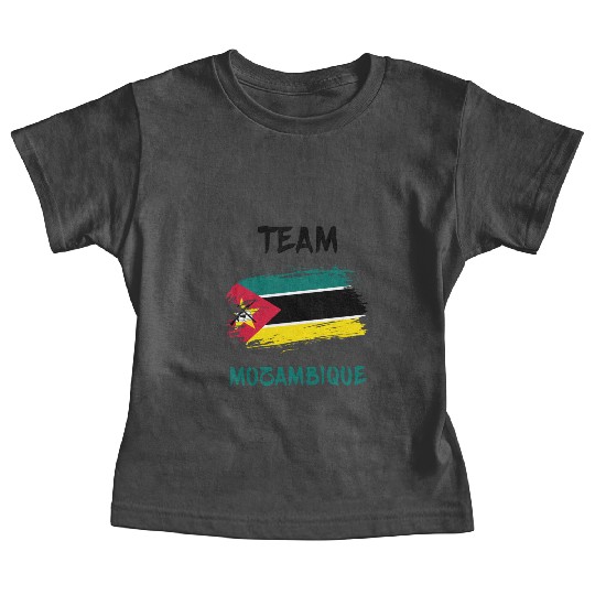 Team Mozambique flags design Baby Tees