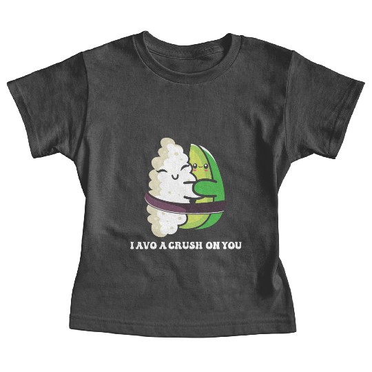 Avocado and Sushi Love Vegan And Lover Baby Tees