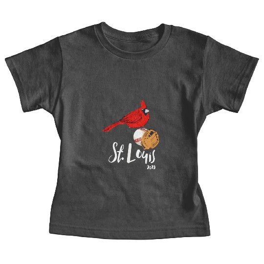 Saint Louis Red Cardinal 2019 Bird Player Baby Tees