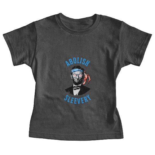 Funny Abraham Lincoln Flag United States Patriotic Baby Tees