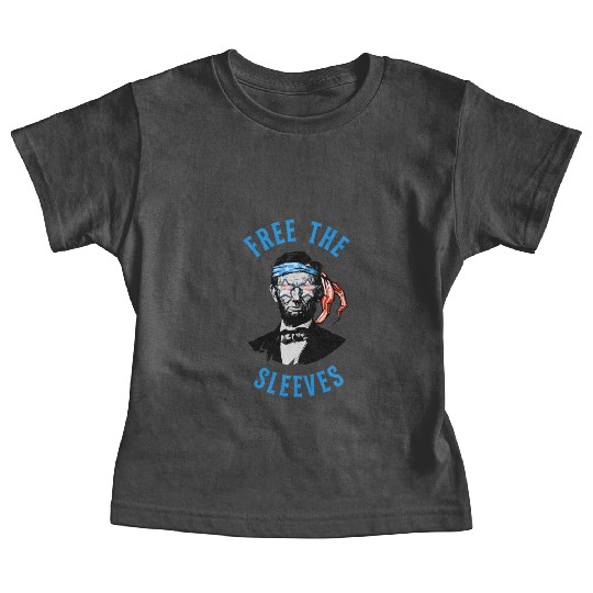 Funny Abraham Lincoln Flag United States Patriotic Baby Tees
