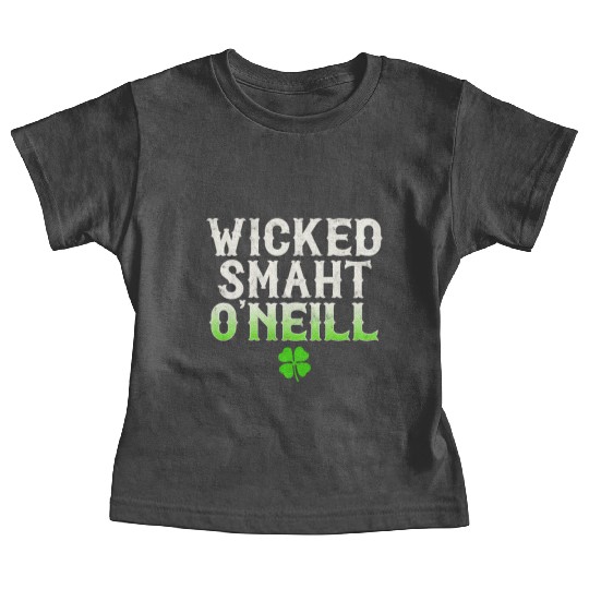 Wicked Smaht O'Neill Clan Boston Irish Slang Baby Tees