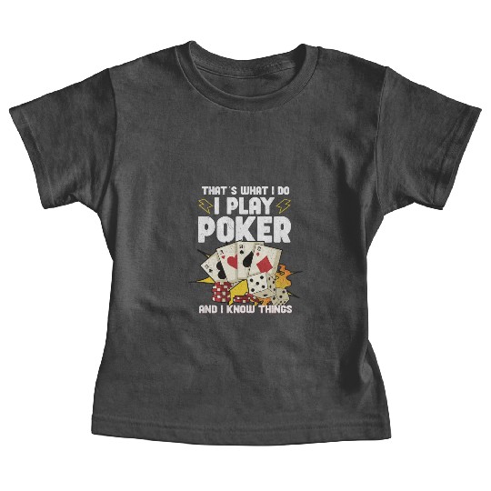 Poker Casino Poker Player Gambling Roulette Gift Baby Tees