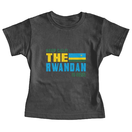 Keep calm Rwanda flag design Baby Tees
