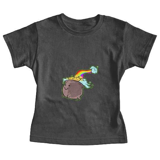 A Pot Of Gold At The End Of A Rainbow For St. Baby Tees