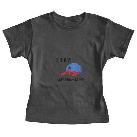 GAME Day Sunday Cute on Holiday Baby Tees