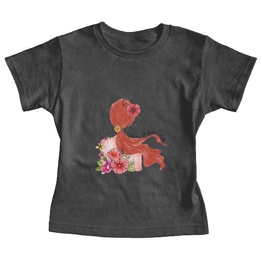 Live wild flower child Baby Tees