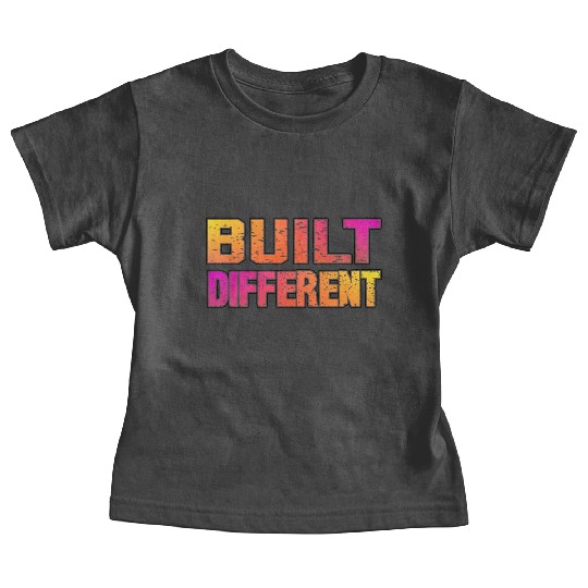 Built Different On Another Level Funny Gaming Baby Tees