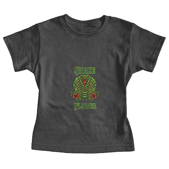 snake flower Baby Tees