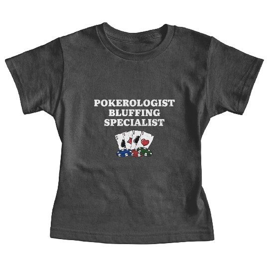 POKEROLOGIST Funny Poker Humor Poker Player Baby Tees