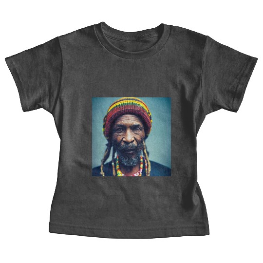 Rastafari Realistic photograph painting Baby Tees