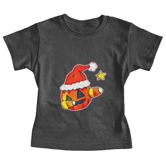 Jack O Lantern Dabbing Christmas Baby Tees