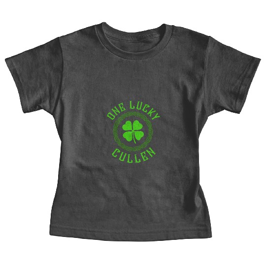 One Lucky Cullen Irish Family 4 Leaf Clover Baby Tees