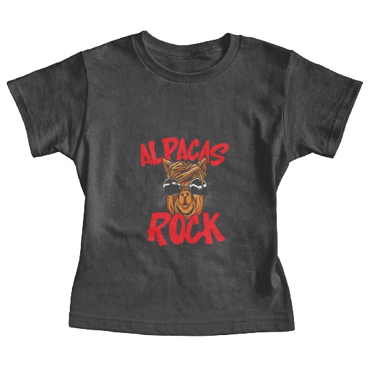 Alpacas Rock Llama Alpaca Whisperer Farm Animal Baby Tees