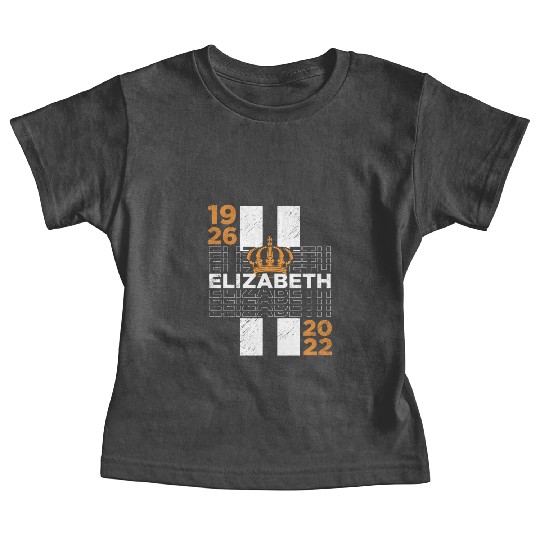 United Kingdom Monarch Her Majesty Queen Elizabeth Baby Tees