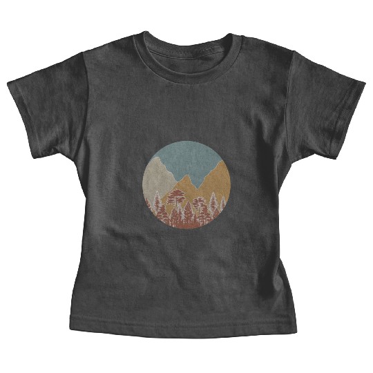 Retro Forest Outdoor Nature Baby Tees
