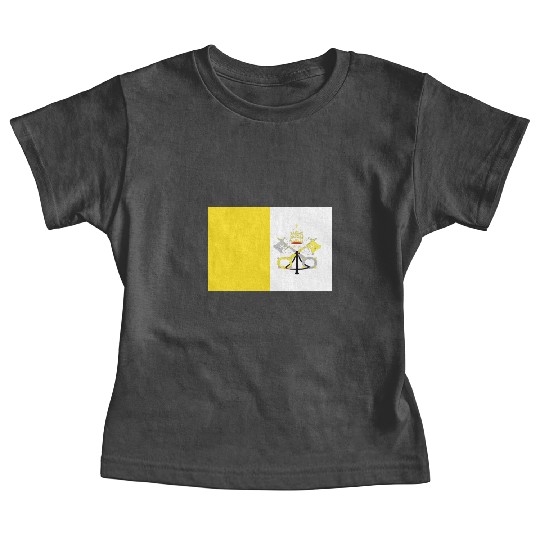 Official Vatican City Flag Vaticans Country Pride Baby Tees