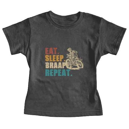 Motorcycle Sleep Braaap Baby Tees