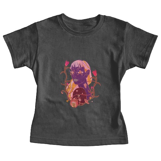 Abstract Woman Face Baby Tees