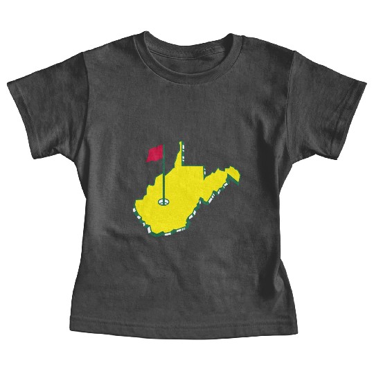 West Virginia Golf (Full) Baby Tees