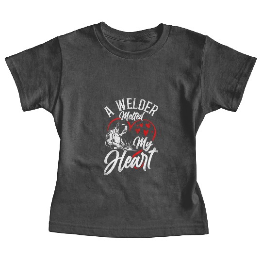Welder Welding Girlfriend Baby Tees