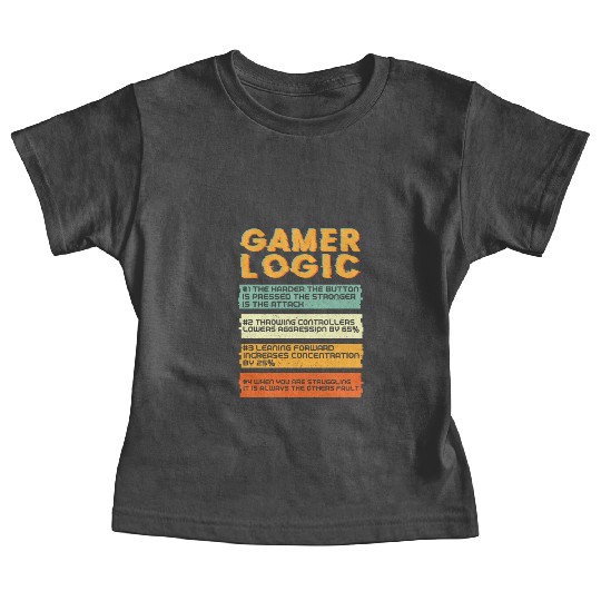 Gamer Logic Gaming Baby Tees