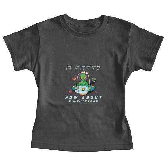 Alien Extraterrestrial Area 51 UFO Space Geek Gift Baby Tees
