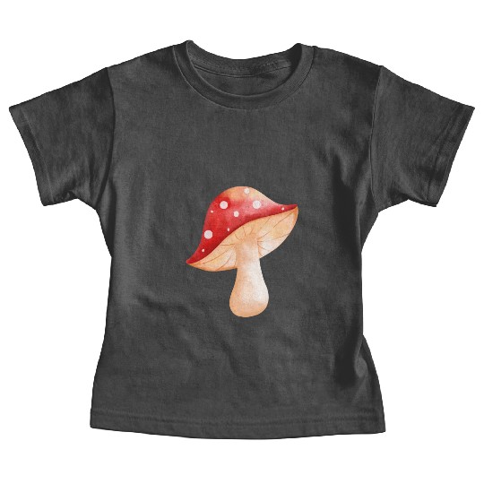 sweet watercolor mushroom Baby Tees