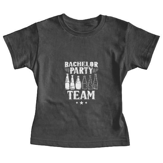 Bachelor Party Team Bride Groom Baby Tees