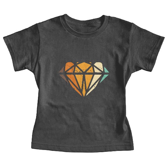 Vintage Diamond Gemstone Jewelry Jeweler Coral Baby Tees