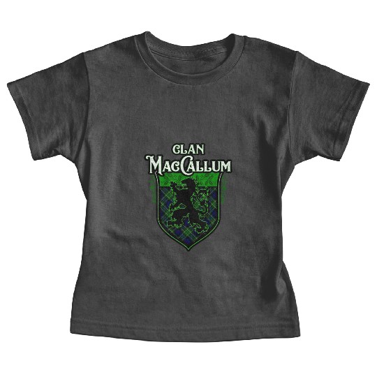 Clan MacCallum Scottish Tartan Rampant Lion Celtic Baby Tees