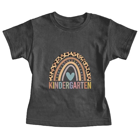 Kindergarten Rainbow Girls Boys Teacher Team Kinde Baby Tees