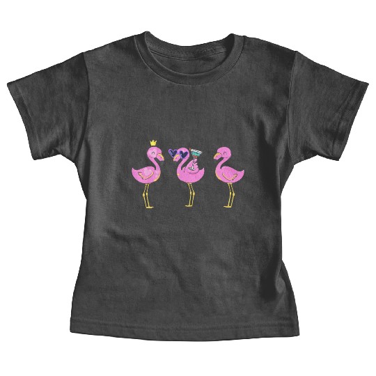 Friends Cocktail Flamingo Lover Baby Tees
