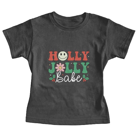 Holly Jolly Babe Baby Tees