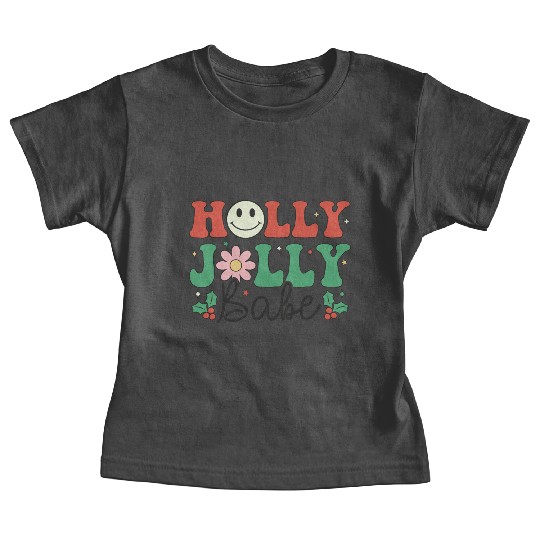 Holly Jolly Babe Baby Tees