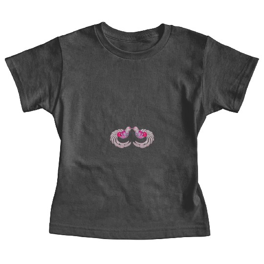 Beautifull Bird Jewelry Stone Baby Tees