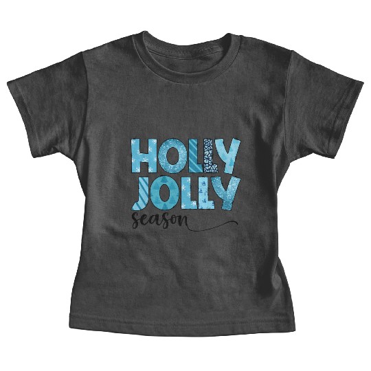 Holly Jolly season sublimation Baby Tees