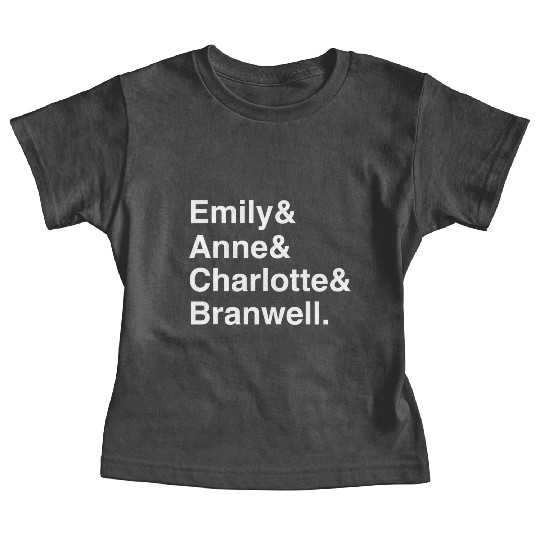 Funny Emily Bronte Charlotte Bronte Bronte Sibling Baby Tees