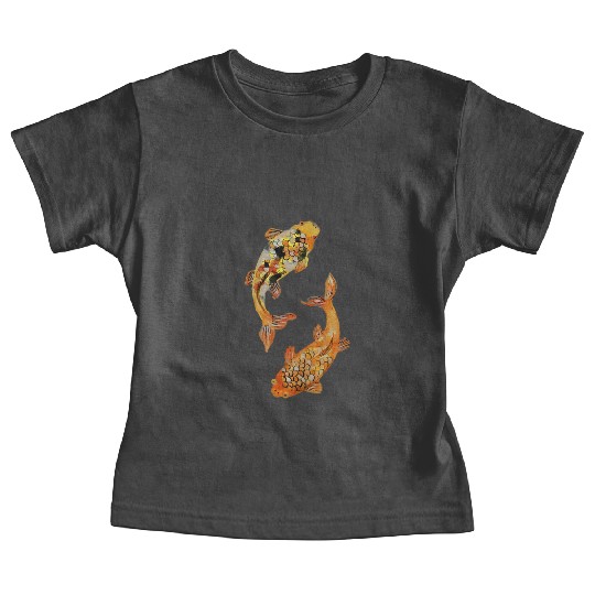 Aesthetic Japanese Koi Fish Nishikigoi Baby Tees
