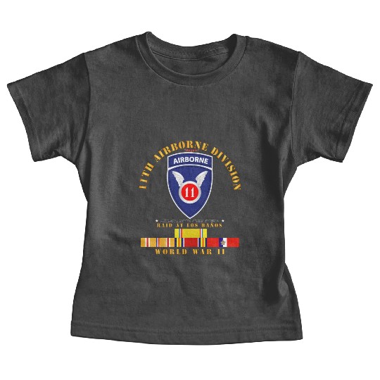 11th Airborne Division Raid at Los Baños WWII wPAC Baby Tees
