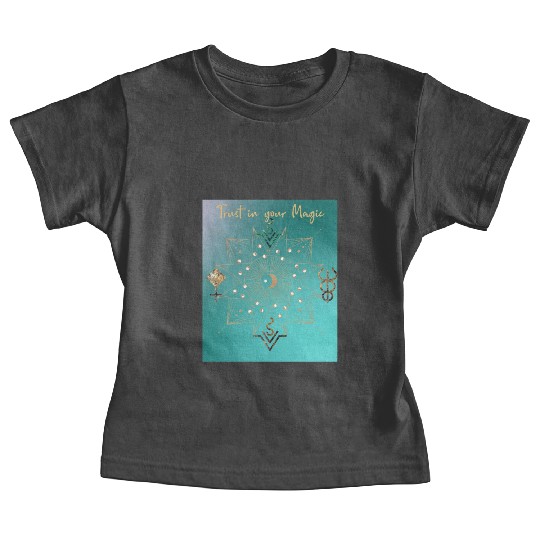 Celestial Trust in your Magic Emerald Baby Tees