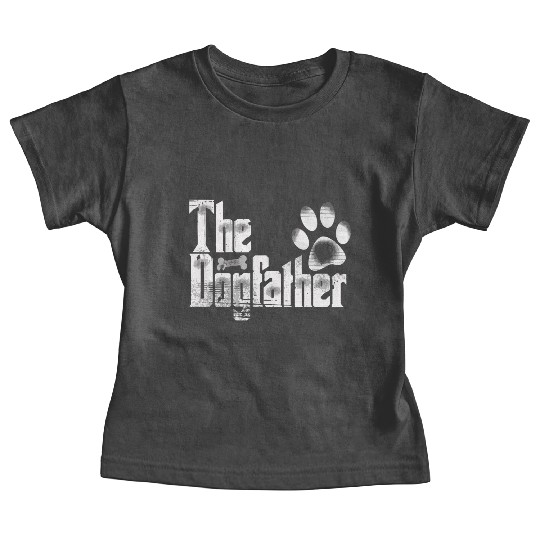 The Dogfather Bone Dog Lover Dad Funny Father'S Da Baby Tees